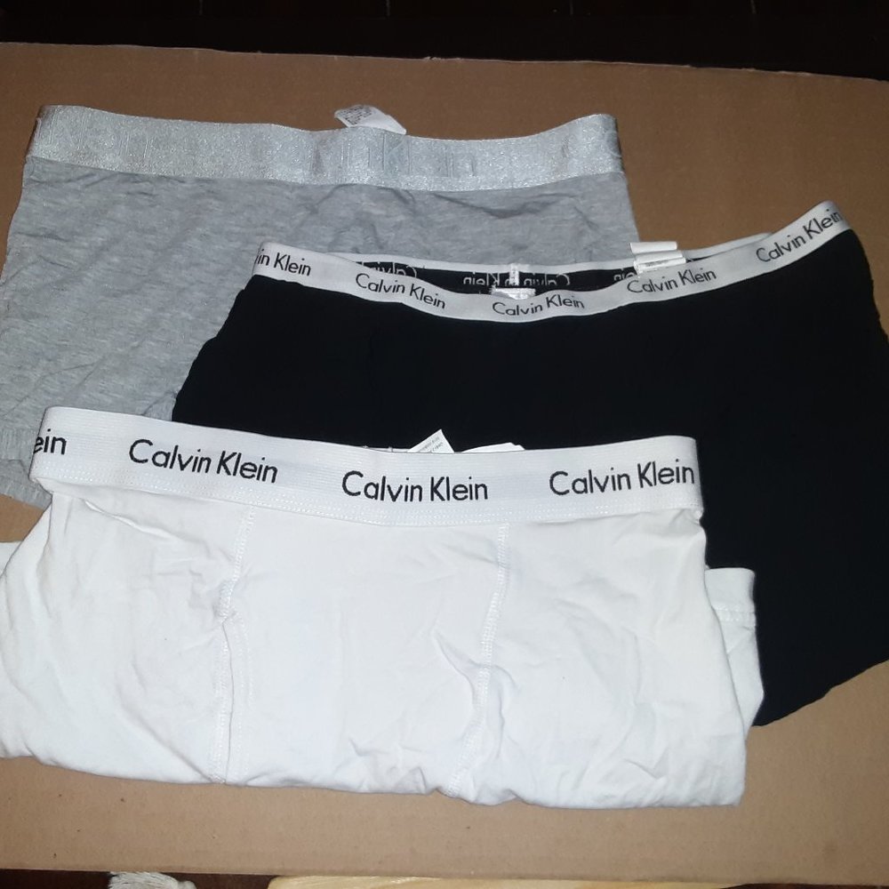 Calvin Klein 3 pair Underwear Bundle Boxer brief's  Size Meduim